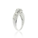 รูปย่อ Sterling Silver CZ Bridal Engagement Ring รูปที่2