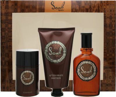 Soul by Curve for Men The Travel Essentials Set Includes: 1.0 oz Cologne Spray + 2.5 oz After Shave Soother + 1.0 oz Deodorant Stick ( Men's Fragance Set) รูปที่ 1