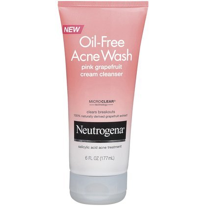 Neutrogena Oil-Free Acne Wash Cream Cleanser-Pink Grapefruit-6 oz (Pack of 3) ( Cleansers  ) รูปที่ 1