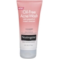 Neutrogena Oil-Free Acne Wash Cream Cleanser-Pink Grapefruit-6 oz (Pack of 3) ( Cleansers  )
