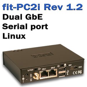 Review CompuLab fit-PC2i Linux (rev 1.2), Atom Z530 1.6 GHz, RAM 1 GB, 2x GbE, HDD 160 GB, Linux รูปที่ 1