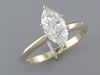 รูปย่อ 1.06CT MARQUISE DIAMOND SOLITAIRE RING EGL CERTIFIED รูปที่2