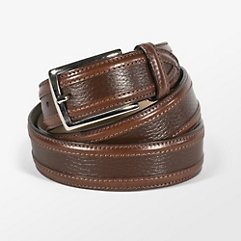 Italian Leather Textured Belt (leather belt ) รูปที่ 1