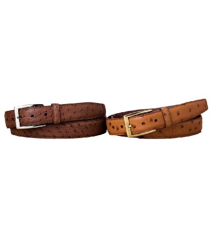 Signature Ostrich Belt (leather belt ) รูปที่ 1