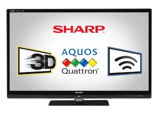 Sharp Quattron LC60LE835U 60 Inches 1080p 3D LED LCD TV - Black ( Sharp LCD ) รูปที่ 1