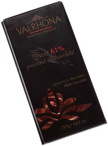 Valrhona le Noir 61% Puissant et Chocolate (Dark Chocolate) Bar, 8.82-Ounce Barss (Pack of 2) ( Valrhona Chocolate ) รูปที่ 1