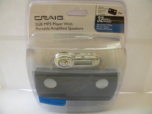 Craig 2 GB MP3 Player with Portable Amplified Speakers ( Craig Player ) รูปที่ 1