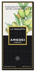 Amedei Toscano Dark Chocolate Bar with Almonds ( Amedei Chocolate )