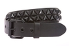 รูปย่อ Snap On Punk Rock Star Triangle Black Studded Leather Belt  รูปที่1