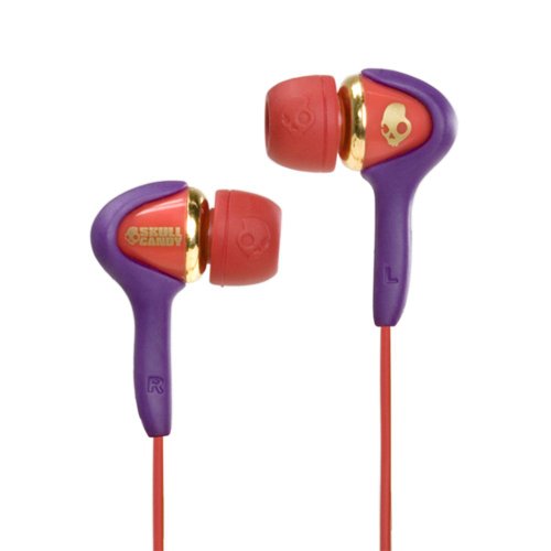 Skullcandy Smokin' Buds Headphones Purple/Red, One Size ( Skullcandy Ear Bud Headphone ) รูปที่ 3