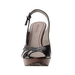 รูปย่อ Miss Sixty Women's Hana Wood Heel Slingback รูปที่4