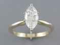 1.06CT MARQUISE DIAMOND SOLITAIRE RING EGL CERTIFIED