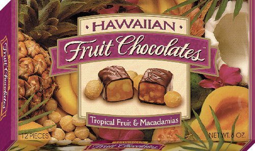 Liberty Orchards Hawaiian Fruit Chocolates, 6-Ounce Boxes (Pack of 6) ( Liberty Orchards Chocolate Gifts ) รูปที่ 1