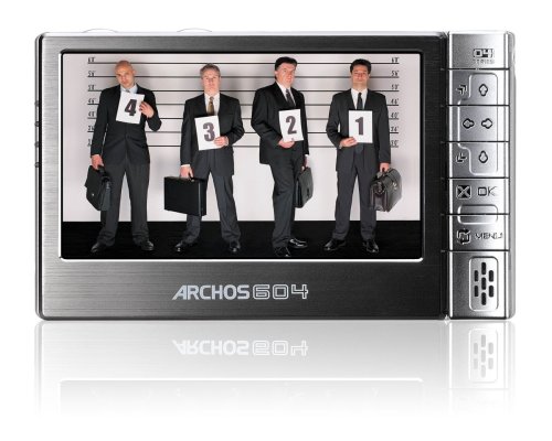 Archos 604 30GB Wi-Fi, Ultra-Slim Portable Digital Media Player and Recorder (50872) ( Archos Player ) รูปที่ 1