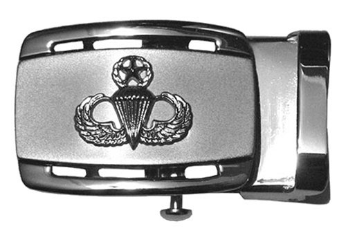 Silver Buckle with Master Jump Emblem with Ratchet Belt (leather belt ) รูปที่ 3