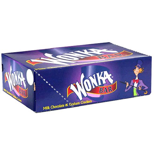 Wonka Concert Bar, Milk Chocolate with Graham Crackers, 2.6-Ounce Bars (Pack of 18) ( Wonka Chocolate ) รูปที่ 1