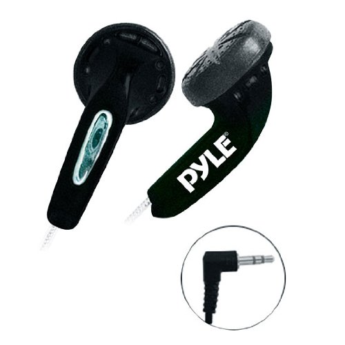 Pyle PEBH25BK Ultra Slim In-Ear Earbud Stereo Headphones for iPod/MP3/Any Media Player (Super Bass, Black) ( Pyle Ear Bud Headphone ) รูปที่ 1