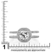 รูปย่อ 1 1/3 Carat Certified Cushion Cut Diamond Engagement Ring in 14kt White Gold รูปที่4