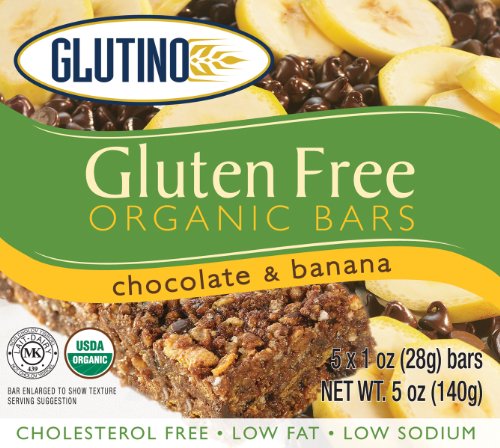 Glutino Chocolate Banana Organic Bars, 5-Ounce Bars (Pack of 6) ( Glutino Chocolate ) รูปที่ 1