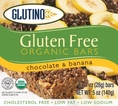 Glutino Chocolate Banana Organic Bars, 5-Ounce Bars (Pack of 6) ( Glutino Chocolate )