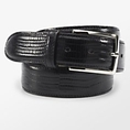 Italian Leather Faux Lizard Belt (leather belt )
