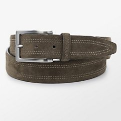 Italian Suede Wingtip Belt (leather belt ) รูปที่ 1