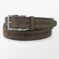 Italian Suede Wingtip Belt (leather belt )