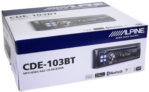 Brand New Alpine Cde-103bt In-dash Car Cd/mp3/wma/am/fm/aac Receiver w/ Built-in Bluetooth and USB รูปที่ 6