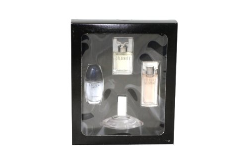 CALVIN KLEIN VARIETY by Calvin Klein Gift Set for WOMEN: SET-4 PIECE WOMENS MINI VARIETY WITH OBSESSION NIGHT & ETERNITY MOMENT & EUPHORIA & ETERNITY AND ALL ARE MINIS ( Women's Fragance Set) รูปที่ 1