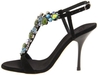 รูปย่อ Giuseppe Zanotti Women's I10051 Multicolor Crystal Sandal ( Ankle Strap Sandal ) รูปที่5