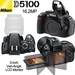 รูปย่อ Review Nikon D5100 16.2Megapixel CMOS Digital SLR Camera (Body) + EN-EL14 Battery + 16GB Deluxe Accessory Kit รูปที่2