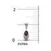 รูปย่อ Bling Jewelry Amethyst Gemstone Sterling Silver Oval Pendant รูปที่3