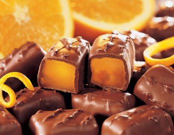 Chocolate-Orange Marmalades 8-oz. Gift Box ( Liberty Orchards Confections Chocolate Gifts ) รูปที่ 1