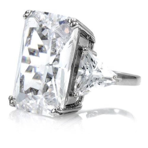 CZ Engagement Ring - Paris Hilton Inspired Jewellery รูปที่ 3