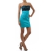 รูปย่อ Turquoise Strapless Lace Top Cocktail Dress ( Night out Dress ) รูปที่3