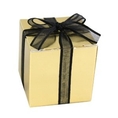 Ghirardelli Chocolate Gold 2x2 Favor Box 