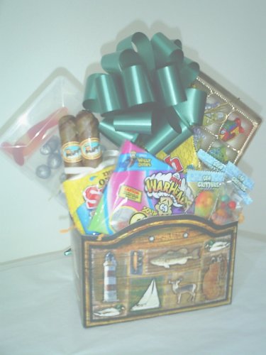 Fishing Chocolate Candy Gift Basket ( Carol's Candy Corner Chocolate Gifts ) รูปที่ 1