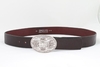 รูปย่อ Tobacco Road Rocker Leather Belt Metal Crowns Belt Buckle (leather belt ) รูปที่5