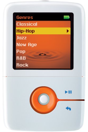 Creative Zen V 1 GB Portable Media Player (White/Orange) ( Creative Player ) รูปที่ 1