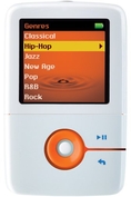 Creative Zen V 1 GB Portable Media Player (White/Orange) ( Creative Player )