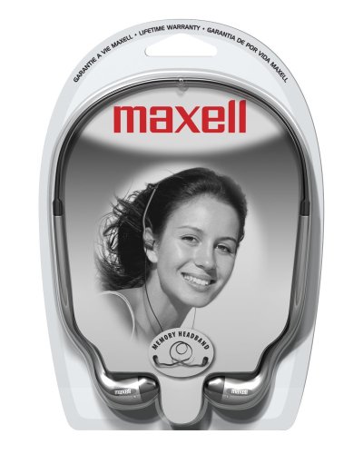 Maxell HB-202 Stereo Line Head Buds, Silver ( Maxell Ear Bud Headphone ) รูปที่ 1