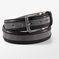 Italian Leather \ Suede Belt (leather belt )