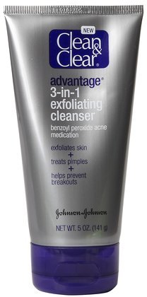 Clean & Clear Advantage 3-In-1 Exfoliating Cleanser-5 oz (Pack of 4) ( Cleansers  ) รูปที่ 1