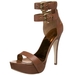 รูปย่อ GUESS Women's Kenedora Platform Sandal ( GUESS ankle strap ) รูปที่1