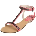 Miss Me Women's Molly-13 T-Strap Wedge ( Ankle Strap Sandal )