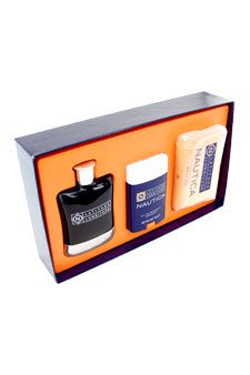 Latitude Longitude by Nautica Fragrances for Men - 3 pc Gift Set 3.4oz edt Spray, 2.0oz Deodorant stick, 10oz soap ( Men's Fragance Set) รูปที่ 1