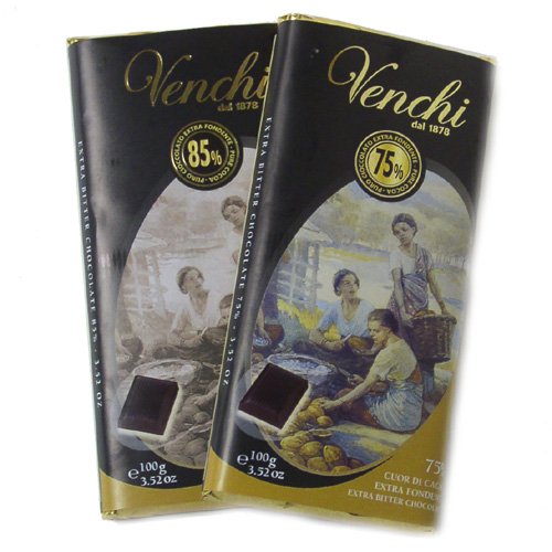 Venchi Cuor di Cacao Chocolate Bars - 45gr. - 75% (1.6 ounce)  รูปที่ 1