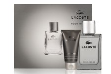Lacoste Pour Homme Grey Gift Set 2 Pieces (3.4 fl. oz. Eau De Toilette Spray + 2.5 oz. After Shave) Men By Lacoste ( Men's Fragance Set) รูปที่ 1