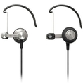 Ear-bud/clip-on hybrid dynamic headphones (silver finish), 15.4 mm drivers with neodymium magnet systems, 3.5 mm connector ( Audio-Technica Ear Bud Headphone )