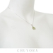 รูปย่อ Chuvora Real Irish Four Leaf Clover, Symbol of Good Luck, Small Square Pendant Necklace ( Chuvora pendant ) รูปที่2